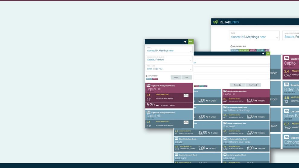 Rehab LinksNarcotics RecoveryResponsive WebApplication